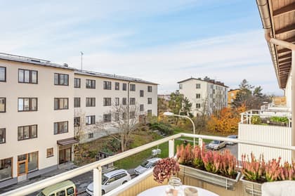 Balkong eller utsiktsbild