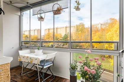 Balkong eller utsiktsbild