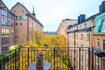 Balkong eller utsiktsbild