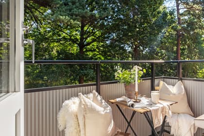 Balkong eller utsiktsbild