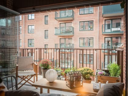 Balkong eller utsiktsbild