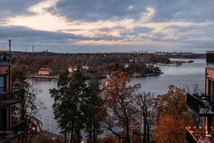 Balkong eller utsiktsbild