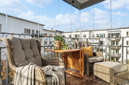 Balkong eller utsiktsbild