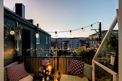 Balkong eller utsiktsbild