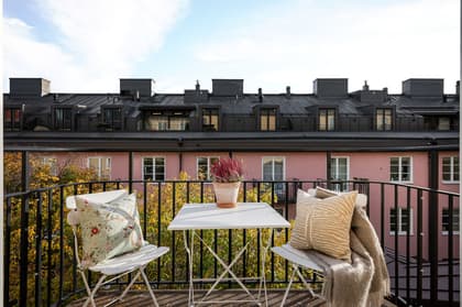 Balkong eller utsiktsbild