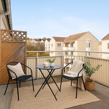 Balkong eller utsiktsbild