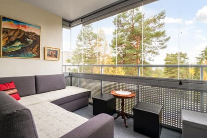 Balkong eller utsiktsbild