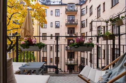 Balkong eller utsiktsbild