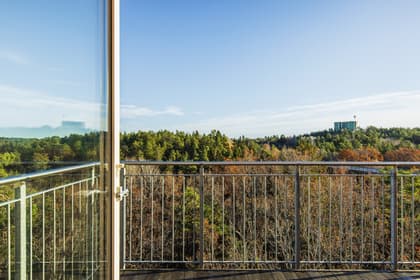 Balkong eller utsiktsbild