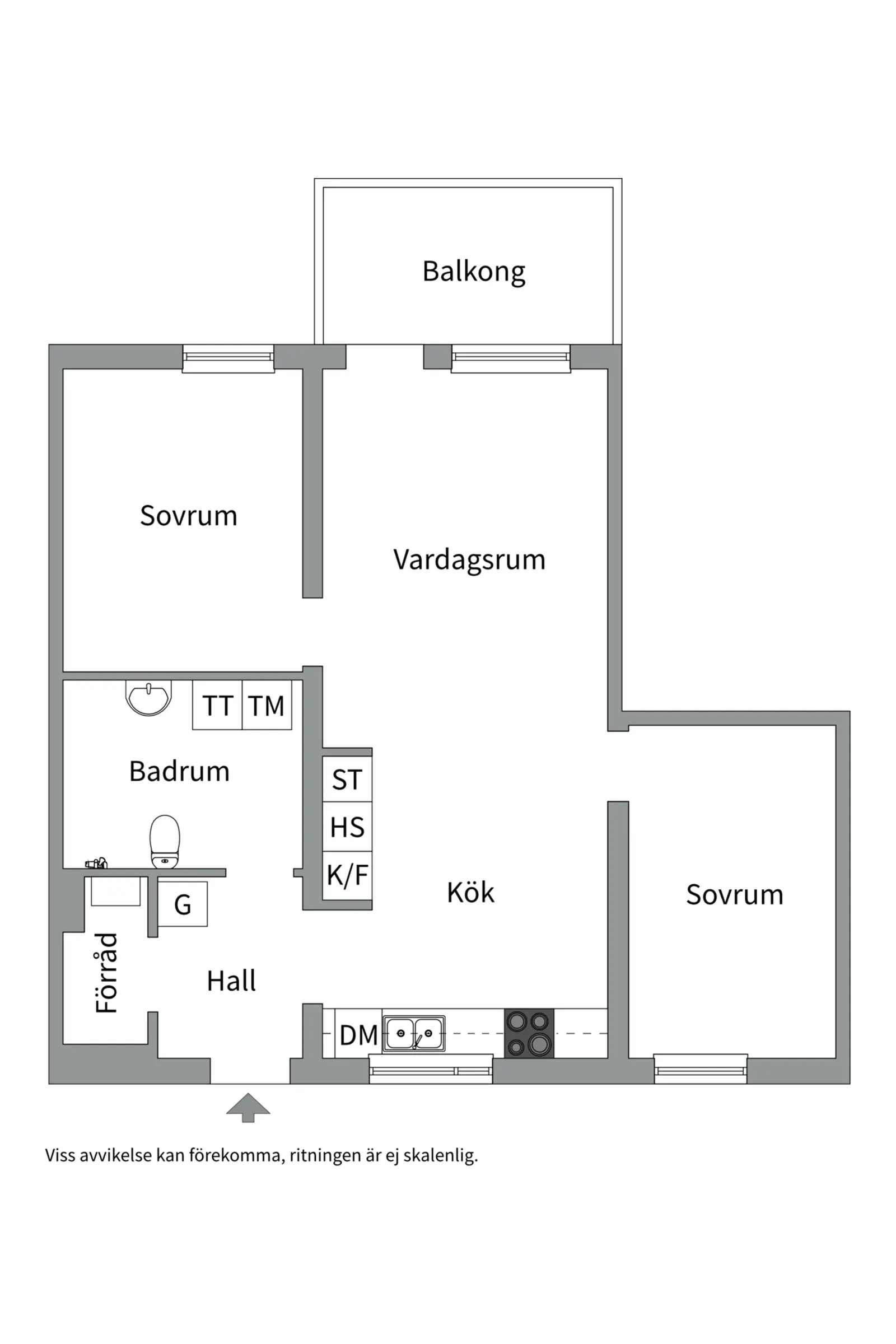 Planritning för Fidravägen 49