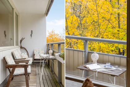 Balkong eller utsiktsbild