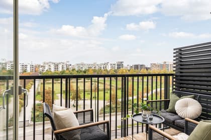 Balkong eller utsiktsbild