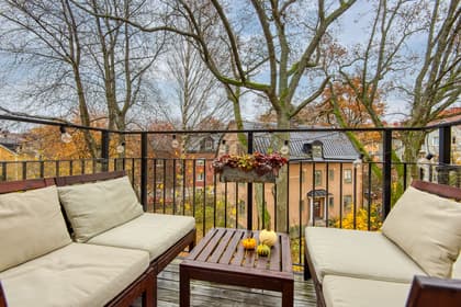 Balkong eller utsiktsbild