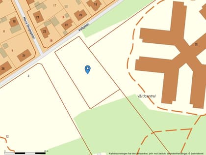 Illustrerad karta över fastigheten eller området