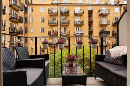 Balkong eller utsiktsbild