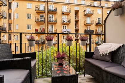 Balkong eller utsiktsbild