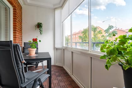 Balkong eller utsiktsbild