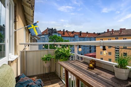 Balkong eller utsiktsbild