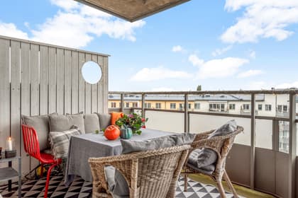 Balkong eller utsiktsbild