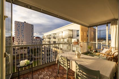 Balkong eller utsiktsbild