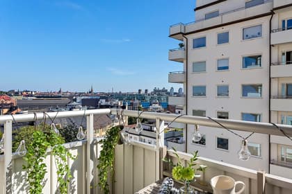 Balkong eller utsiktsbild