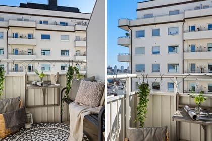 Balkong eller utsiktsbild