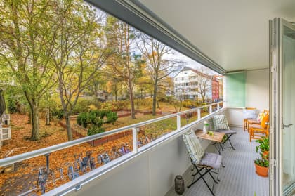 Balkong eller utsiktsbild