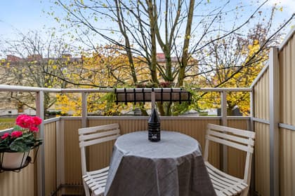 Balkong eller utsiktsbild