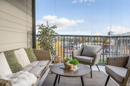 Balkong eller utsiktsbild