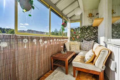 Balkong eller utsiktsbild