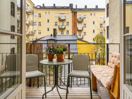 Balkong eller utsiktsbild