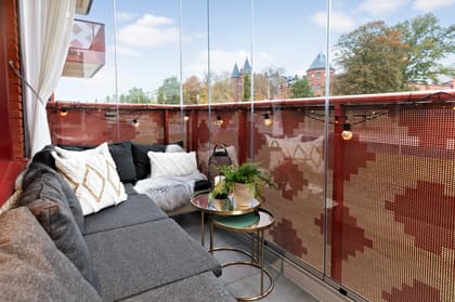 Balkong eller utsiktsbild