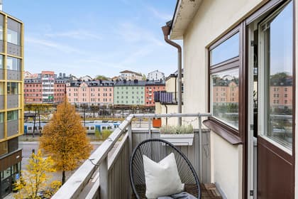 Balkong eller utsiktsbild