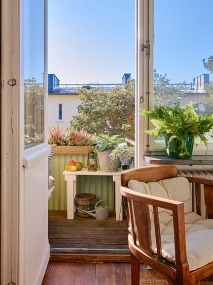 Balkong eller utsiktsbild