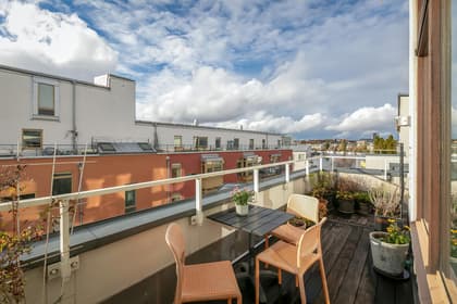 Balkong eller utsiktsbild