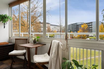 Balkong eller utsiktsbild