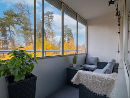 Balkong eller utsiktsbild