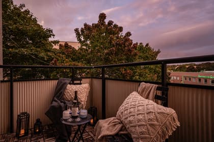 Balkong eller utsiktsbild