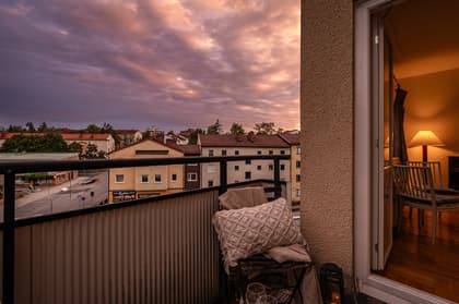 Balkong eller utsiktsbild