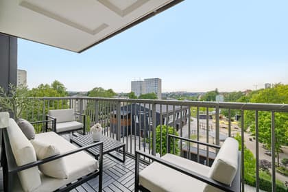 Balkong eller utsiktsbild