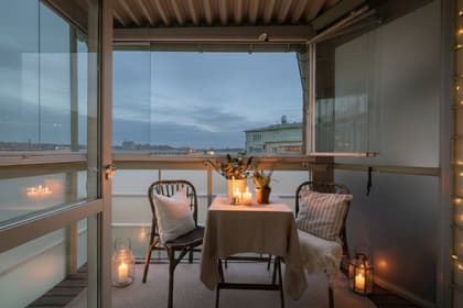 Balkong eller utsiktsbild