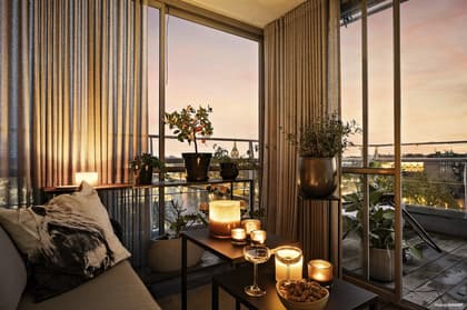 Balkong eller utsiktsbild