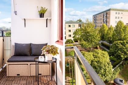 Balkong eller utsiktsbild