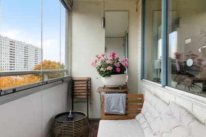 Balkong eller utsiktsbild