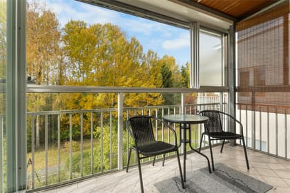 Balkong eller utsiktsbild