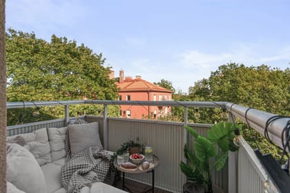 Balkong eller utsiktsbild