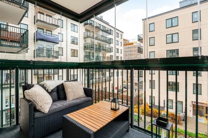 Balkong eller utsiktsbild