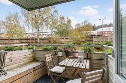 Balkong eller utsiktsbild