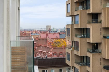 Balkong eller utsiktsbild