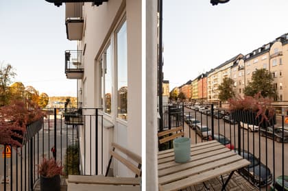 Balkong eller utsiktsbild